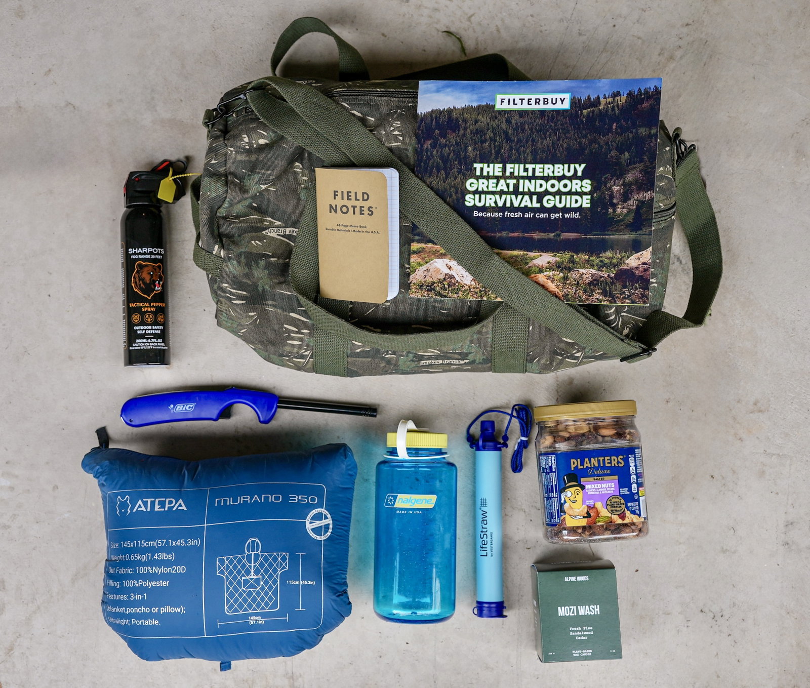 The Filterbuy Great Indoors Survival Kit